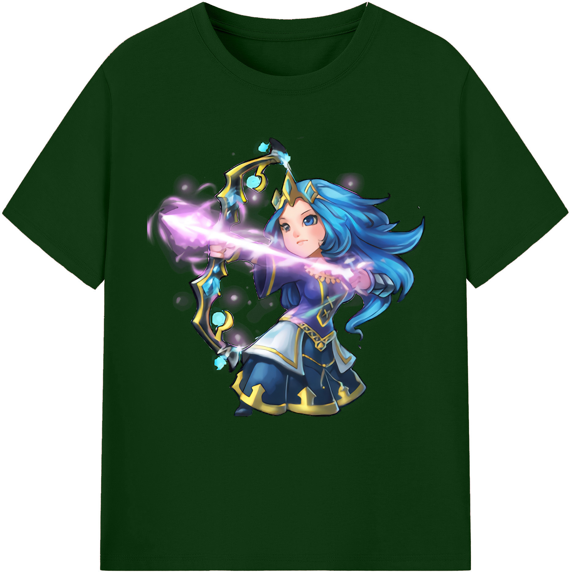 リーグ・オブ・レジェンド League of Legends LOL 綿100％半袖Tシャツ（フロントプリント）